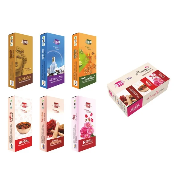 White Dry Dhoop Sticks (10 Sticks)